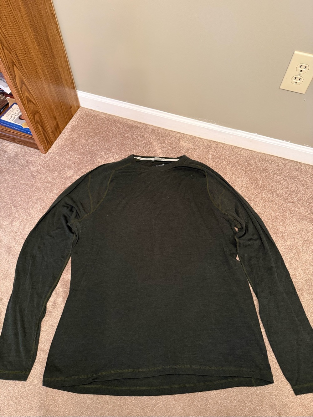 Smartwool Men's Long-Sleeve Crew - green XXL